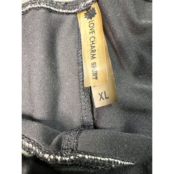 Love Charm Sport Workout Bottom Womens XL Camo Large Side Pockets Zipper Bottoms - Picture 11 of 13